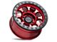 Black Rhino Riot Candy Red with Black Ring and Bolts 6-Lug Wheel; 17x8.5; 0mm Offset (22-24 Bronco Raptor)