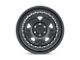 Black Rhino Grange Matte Black with Machined Tinted Ring 6-Lug Wheel; 18x9; 12mm Offset (22-24 Bronco Raptor)