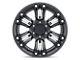 Black Rhino Asagai Matte Black and Machined with Stainless Bolts 6-Lug Wheel; 18x9.5; 12mm Offset (22-24 Bronco Raptor)