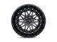 Black Rhino Fury Gloss Black 6-Lug Wheel; 18x9.5; 12mm Offset (22-24 Bronco Raptor)