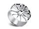 Status Goliath Chrome 6-Lug Wheel; 24x9.5; 30mm Offset (22-24 Bronco Raptor)