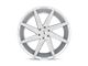 Status Brute Silver with Brushed Machined Face 6-Lug Wheel; 26x10; 30mm Offset (22-24 Bronco Raptor)