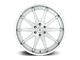 Asanti Emperor Brushed Silver with Chrome Lip 6-Lug Wheel; 24x10; 30mm Offset (22-24 Bronco Raptor)