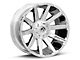 Fuel Wheels Contra Chrome 6-Lug Wheel; 22x10; -19mm Offset (21-24 Bronco, Excluding Raptor)