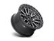 Fuel Wheels Rebel Matte Gunmetal with Black Bead Ring 6-Lug Wheel; 22x9; 20mm Offset (22-24 Bronco Raptor)