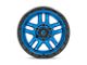 Fuel Wheels Ammo Blue with Black Lip 6-Lug Wheel; 17x9; -12mm Offset (22-24 Bronco Raptor)