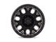 Fuel Wheels Traction Matte Black with Double Dark Tint 6-Lug Wheel; 17x9; 1mm Offset (22-24 Bronco Raptor)