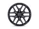 Fuel Wheels Flux Gloss Black Brushed Face with Gray Tint 6-Lug Wheel; 22x12; -44mm Offset (22-24 Bronco Raptor)