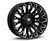 Fuel Wheels Strike Gloss Black Milled 6-Lug Wheel; 22x12; -44mm Offset (21-24 Bronco, Excluding Raptor)
