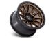 Fuel Wheels Piston Matte Bronze with Gloss Black Lip 6-Lug Wheel; 22x9.5; 20mm Offset (22-24 Bronco Raptor)