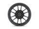 KMC Wrath Satin Black 6-Lug Wheel; 17x8.5; 0mm Offset (22-24 Bronco Raptor)