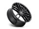 Niche Vosso Gloss Black 6-Lug Wheel; 24x9.5; 30mm Offset (22-24 Bronco Raptor)