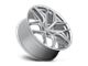 Niche Vice SUV Gloss Silver Brushed 6-Lug Wheel; 24x10; 30mm Offset (22-24 Bronco Raptor)