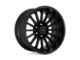 XD Whiplash Satin Black 6-Lug Wheel; 20x10; -18mm Offset (22-24 Bronco Raptor)