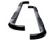 3-Inch Round Side Step Bars; Black (21-24 Bronco 2-Door)