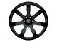 Black Rhino Mozambique Gloss Black Milled 6-Lug Wheel; 24x10; 25mm Offset (21-24 Bronco, Excluding Raptor)