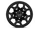 Black Rhino Overland Matte Black 6-Lug Wheel; 17x9.5; -18mm Offset (21-24 Bronco, Excluding Raptor)