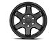 Black Rhino Roku Gunblack 6-Lug Wheel; 18x9.5; -18mm Offset (21-24 Bronco, Excluding Raptor)