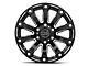 Black Rhino Selkirk Gloss Black Milled 6-Lug Wheel; 20x9; 12mm Offset (21-24 Bronco, Excluding Raptor)