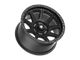 Fittipaldi Offroad FT104 Satin Black 6-Lug Wheel; 17x9; -6mm Offset (22-24 Bronco Raptor)