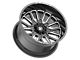 Fittipaldi Offroad FA18 Gloss Black Milled 6-Lug Wheel; 22x12; -44mm Offset (22-24 Bronco Raptor)