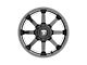 Fittipaldi Offroad FA16 Gloss Black Milled 6-Lug Wheel; 20x9; 12mm Offset (22-24 Bronco Raptor)