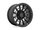 KMC Carnage Satin Black with Gray Tint 6-Lug Wheel; 16x8; 0mm Offset (03-09 4Runner)