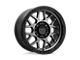 KMC Grenade Off-Road Matte Gray with Matte Black Lip 6-Lug Wheel; 16x8; -6mm Offset (03-09 4Runner)