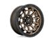 Fuel Wheels Covert Matte Bronze with Black Bead Ring 6-Lug Wheel; 16x8; 1mm Offset (21-24 Bronco, Excluding Raptor)