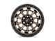 Fuel Wheels Covert Matte Bronze with Black Bead Ring 6-Lug Wheel; 16x8; 1mm Offset (03-09 4Runner)