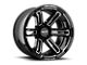 Moto Metal Rukus Gloss Black Milled 6-Lug Wheel; 20x9; 0mm Offset (22-24 Bronco Raptor)