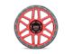 KMC Mesa Candy Red with Black Lip 6-Lug Wheel; 20x9; 0mm Offset (22-24 Bronco Raptor)