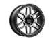 KMC Mesa Satin Black with Gray Tint 6-Lug Wheel; 20x9; 0mm Offset (22-24 Bronco Raptor)