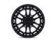 Fuel Wheels Celsius Matte Black with Gloss Black Lip 6-Lug Wheel; 20x9; 20mm Offset (22-24 Bronco Raptor)