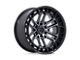 Fuel Wheels Celsius Matte Gunmetal with Matte Black Lip 6-Lug Wheel; 20x9; 20mm Offset (22-24 Bronco Raptor)