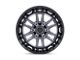 Fuel Wheels Celsius Matte Gunmetal with Matte Black Lip 6-Lug Wheel; 20x9; 20mm Offset (22-24 Bronco Raptor)