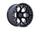 Fuel Wheels Charger Gloss Black Brushed Face with Dark Tint 6-Lug Wheel; 20x10; -18mm Offset (22-24 Bronco Raptor)