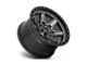 Fuel Wheels Kicker Matte Gunmetal with Black Bead Ring 6-Lug Wheel; 18x9; 1mm Offset (22-24 Bronco Raptor)