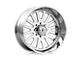 American Force F20 Atom SS Polished 6-Lug Wheel; 22x11; 0mm Offset (22-24 Bronco Raptor)