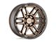 Black Rhino Apache Matte Bronze with Black Ring and Black Bolts 6-Lug Wheel; 18x9; 12mm Offset (22-24 Bronco Raptor)