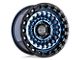 Black Rhino Sentinel Cobalt Blue with Black Ring 6-Lug Wheel; 17x8.5; -10mm Offset (22-24 Bronco Raptor)