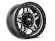 Fuel Wheels Anza Anthracite with Black Ring 6-Lug Wheel; 17x8.5; 6mm Offset (21-24 Bronco, Excluding Raptor)