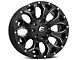 Fuel Wheels Assault Gloss Black Milled 6-Lug Wheel; 18x9; 1mm Offset (21-24 Bronco, Excluding Raptor)