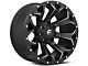 Fuel Wheels Assault Satin Black Milled 6-Lug Wheel; 17x9; -12mm Offset (21-24 Bronco, Excluding Raptor)