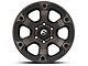 Fuel Wheels Beast Matte Black Machined with Dark Tint 6-Lug Wheel; 17x9; -12mm Offset (21-24 Bronco, Excluding Raptor)