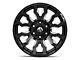 Fuel Wheels Blitz Gloss Black Milled 6-Lug Wheel; 17x9; -12mm Offset (21-24 Bronco, Excluding Raptor)