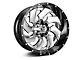 Fuel Wheels Cleaver Chrome with Gloss Black 6-Lug Wheel; 22x12; -44mm Offset (21-24 Bronco, Excluding Raptor)