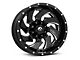 Fuel Wheels Cleaver Gloss Black Milled 6-Lug Wheel; 18x9; -12mm Offset (21-24 Bronco, Excluding Raptor)