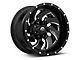 Fuel Wheels Cleaver Gloss Black Milled 6-Lug Wheel; 18x9; -12mm Offset (21-24 Bronco, Excluding Raptor)