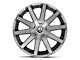 Fuel Wheels Contra Platinum Brushed Gunmetal 6-Lug Wheel; 20x9; 19mm Offset (21-24 Bronco, Excluding Raptor)